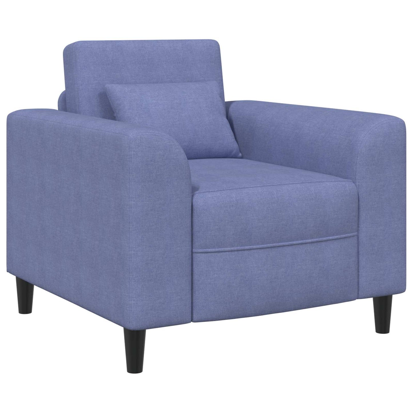 Lænestol Jeans blå Stof