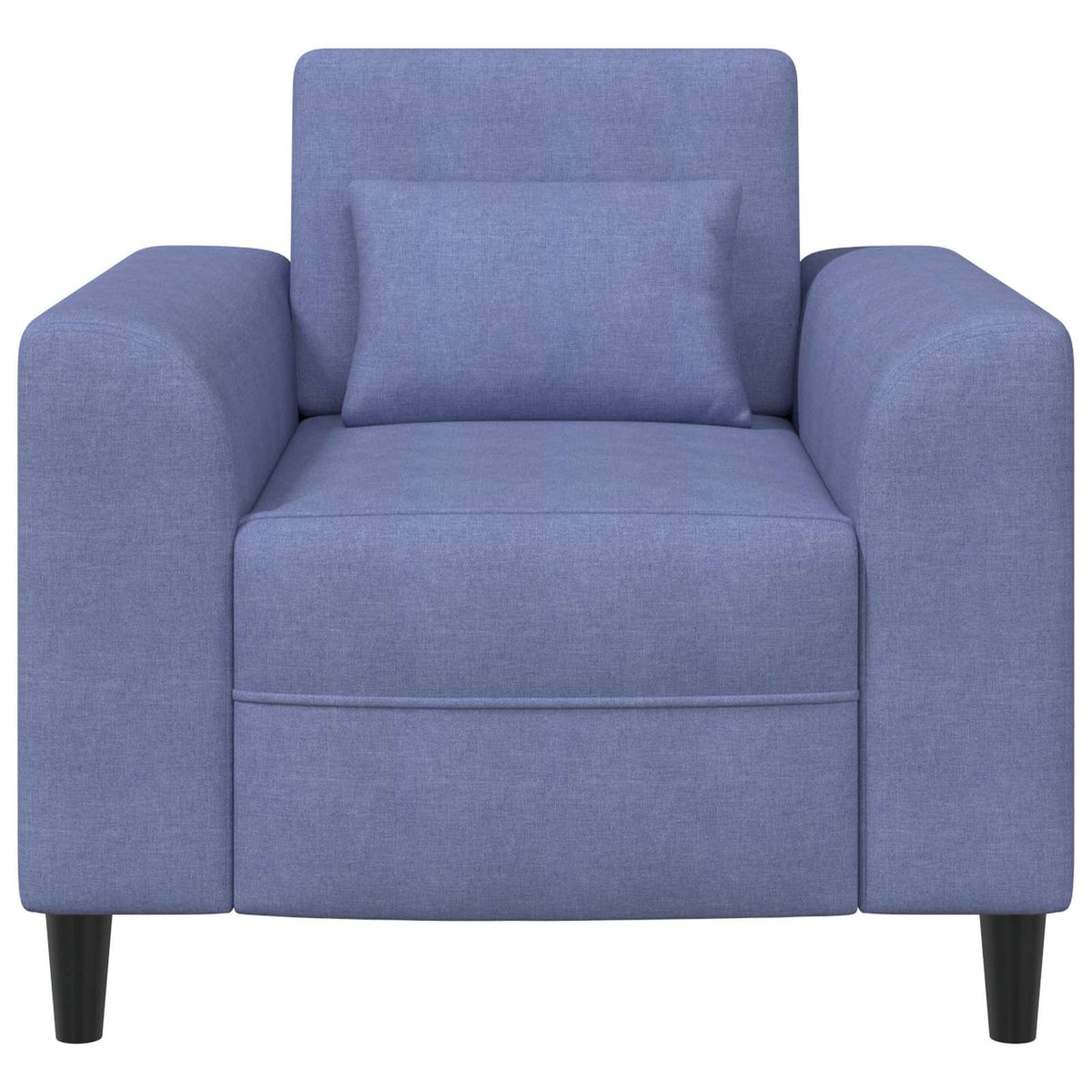 Lænestol Jeans blå Stof