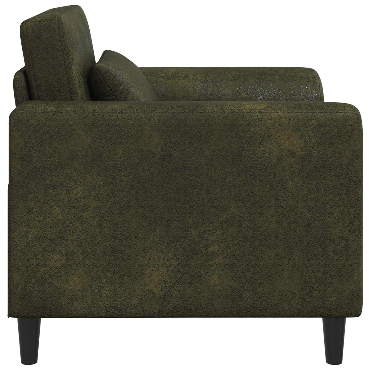 Lænestol Army Grøn Faux Suede Læder