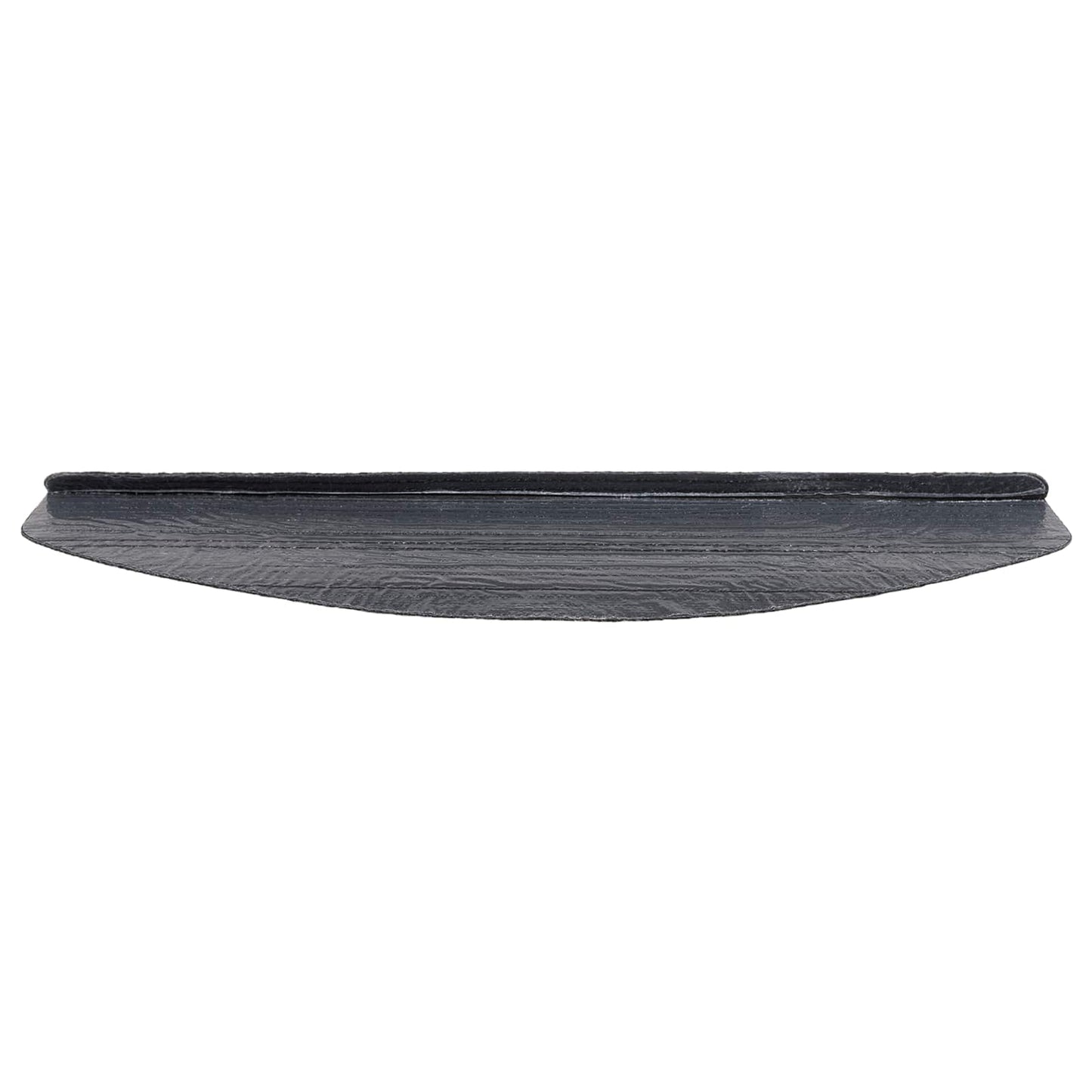 Selvklæbende Trappemåtter 15 stk. 80 x 28 x 3,5 cm Sort