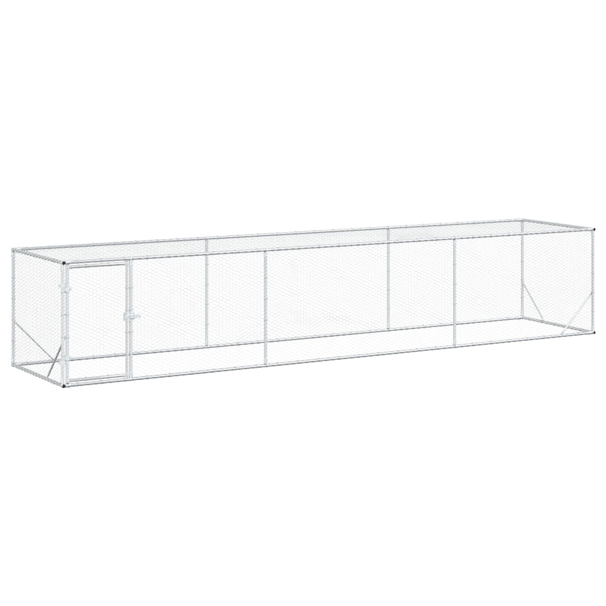 Hønsegård Sølv 500 x 100 x 100 cm Galvaniseret stål