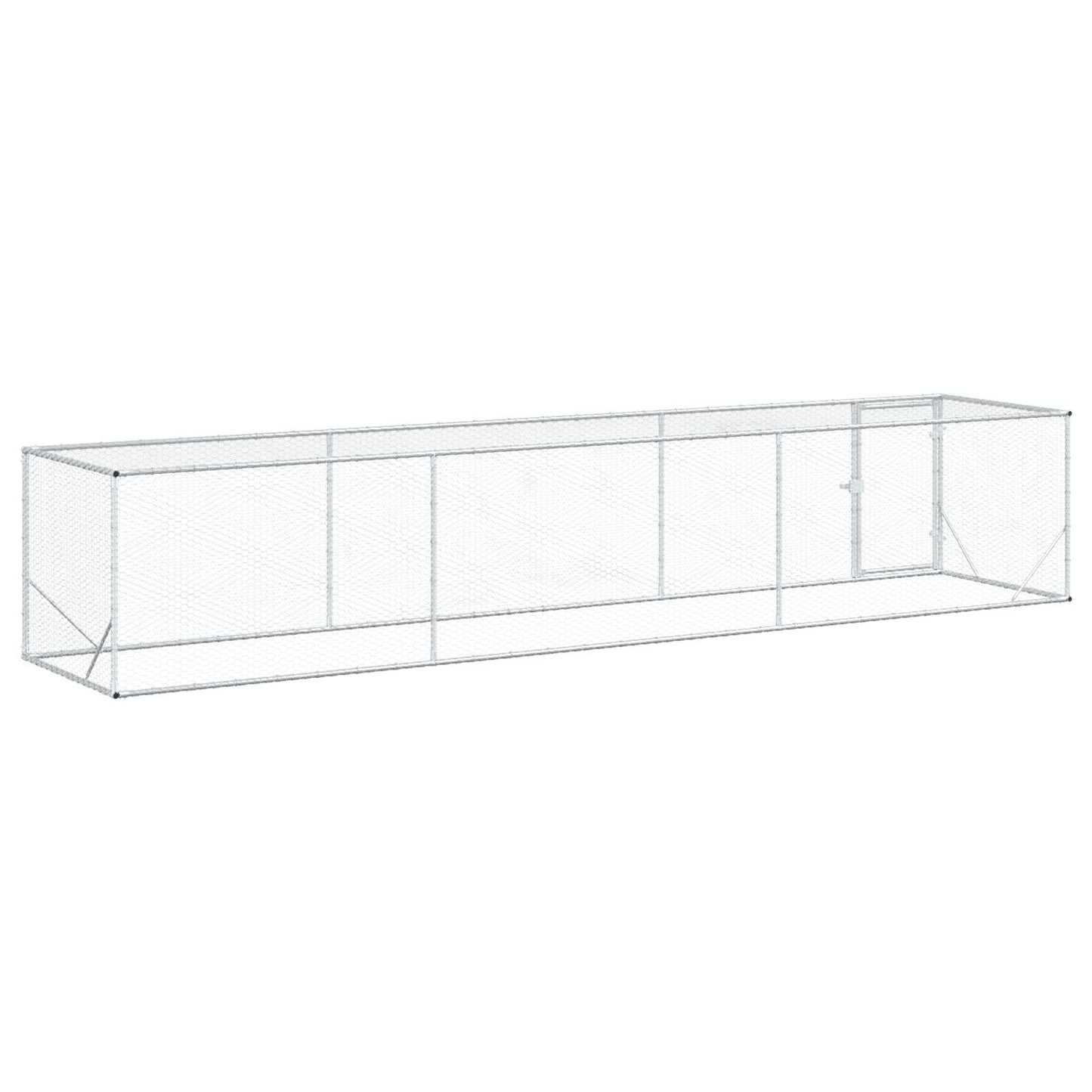 Hønsegård Sølv 500 x 100 x 100 cm Galvaniseret stål
