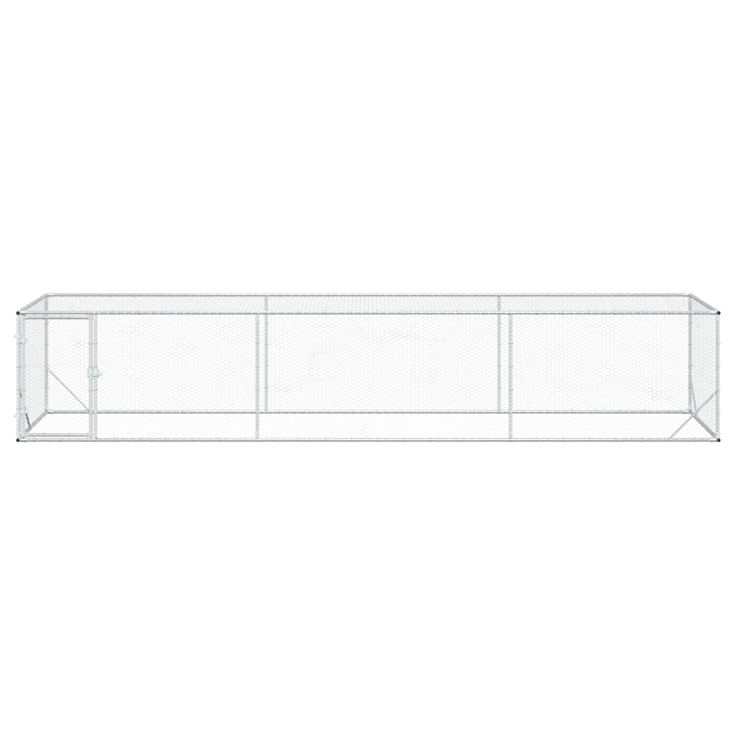 Hønsegård Sølv 500 x 100 x 100 cm Galvaniseret stål