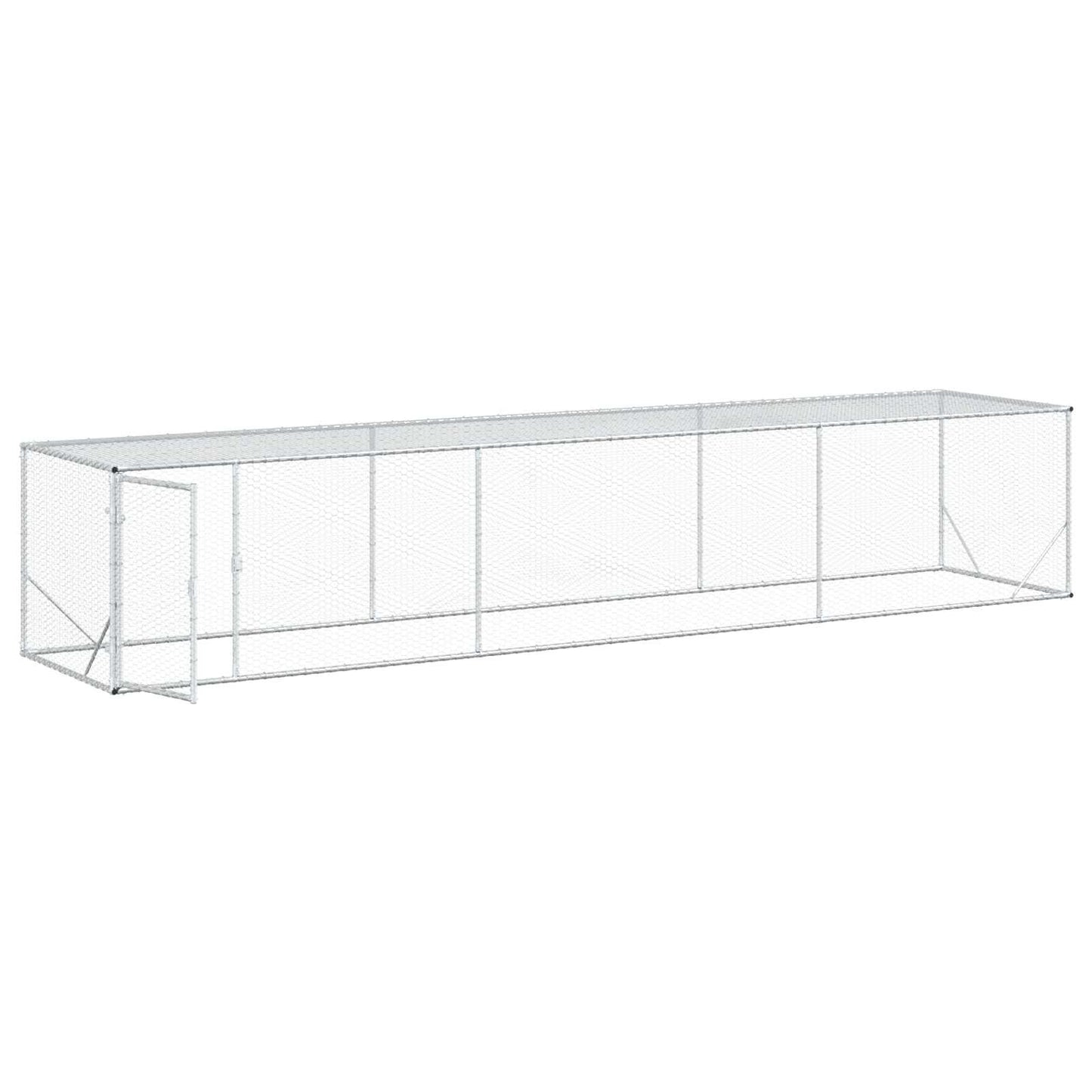 Hønsegård Sølv 500 x 100 x 100 cm Galvaniseret stål