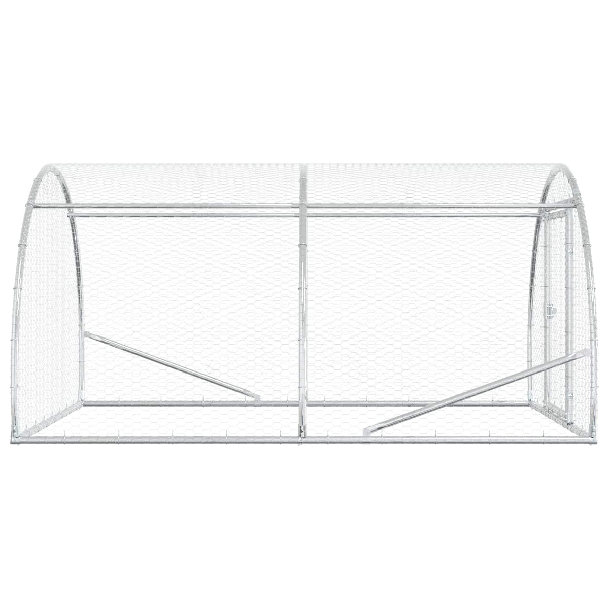 Kyllingehus Sølv 200 x 150 x 100 cm Galvaniseret stål