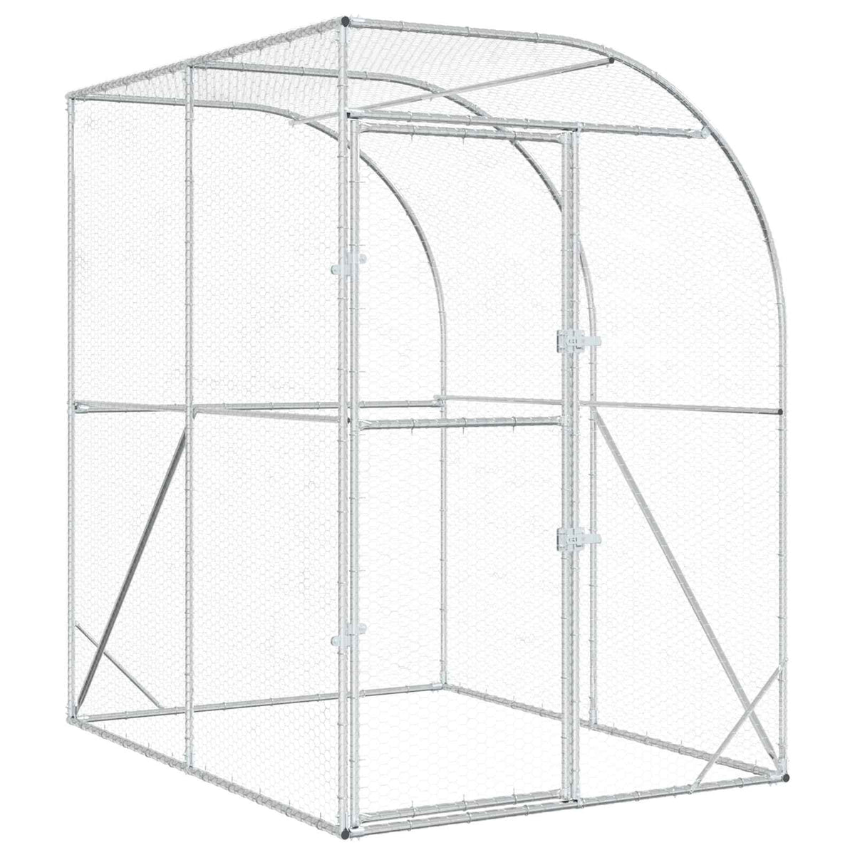 Kyllingehus Sølv 200 x 200 x 215 cm Galvaniseret stål