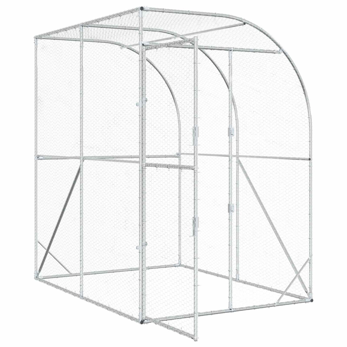 Kyllingehus Sølv 200 x 200 x 215 cm Galvaniseret stål