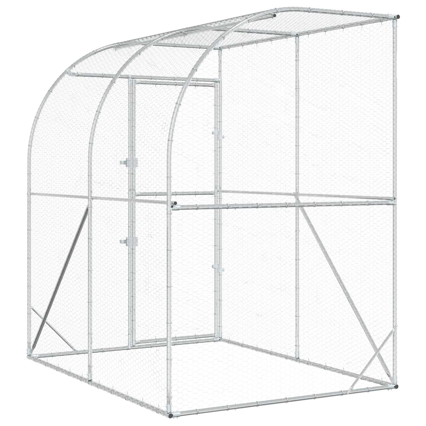 Kyllingehus Sølv 200 x 200 x 215 cm Galvaniseret stål