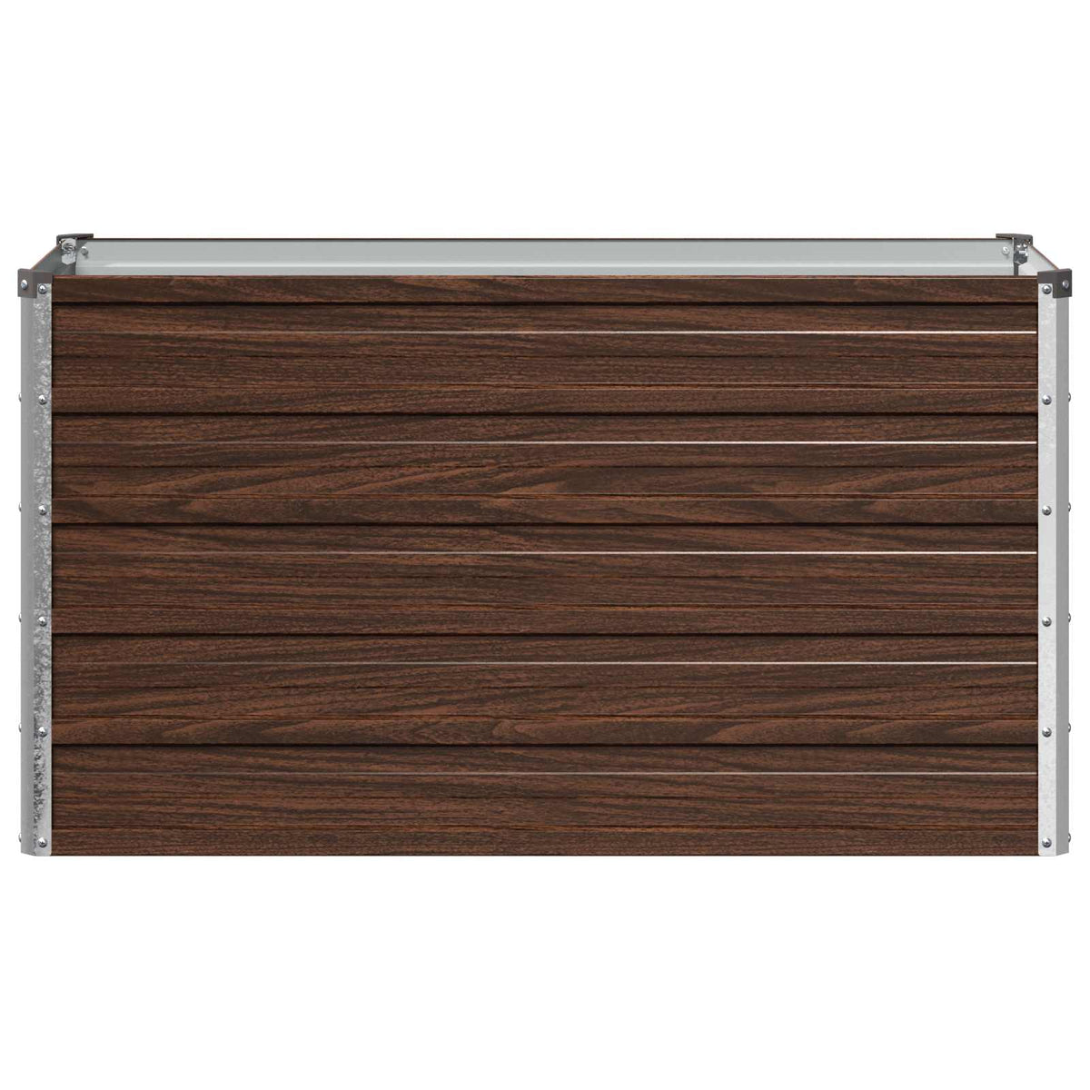 Hævet Havebed Sort 100 x 40 x 55 cm koldvalset stål