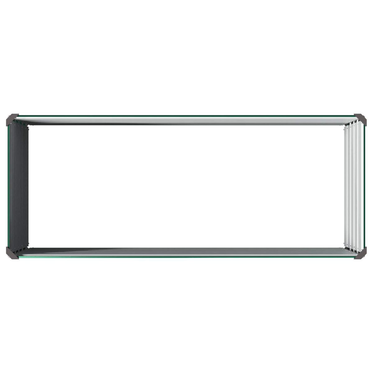 Hævet Havebed Grøn 100 x 40 x 55 cm koldvalset stål