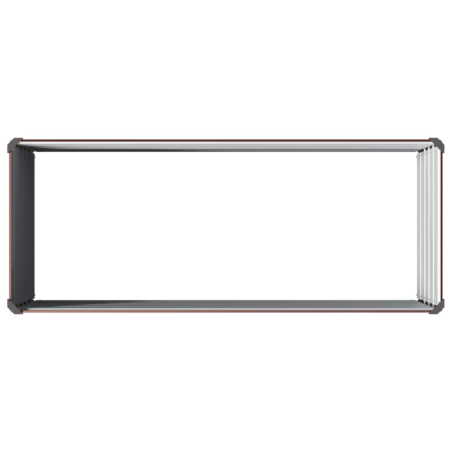 Hævet Havebed Brun 100 x 40 x 55 cm koldvalset stål