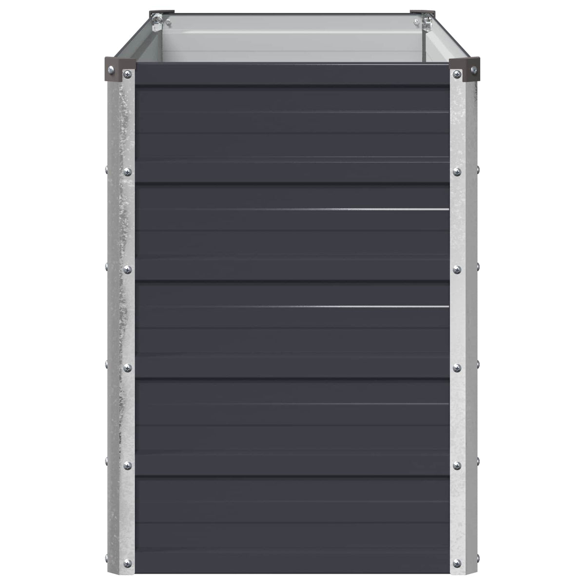 Hævet Havebed Antracit 100 x 40 x 55 cm koldvalset stål