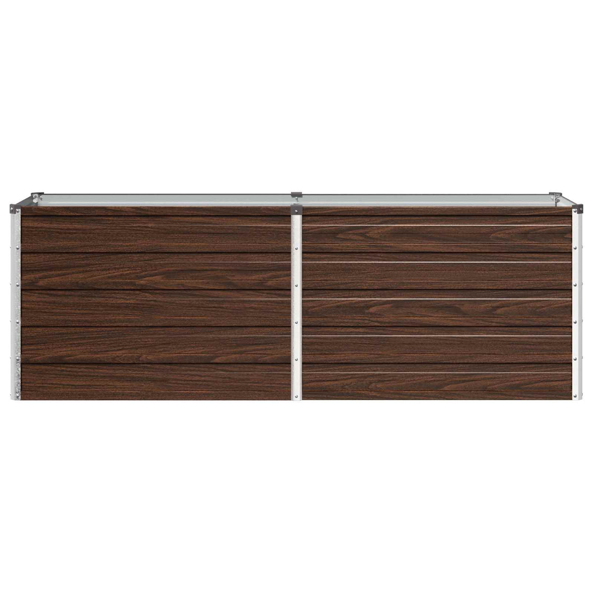 Hævet Havebed Sort 160 x 40 x 55 cm koldvalset stål