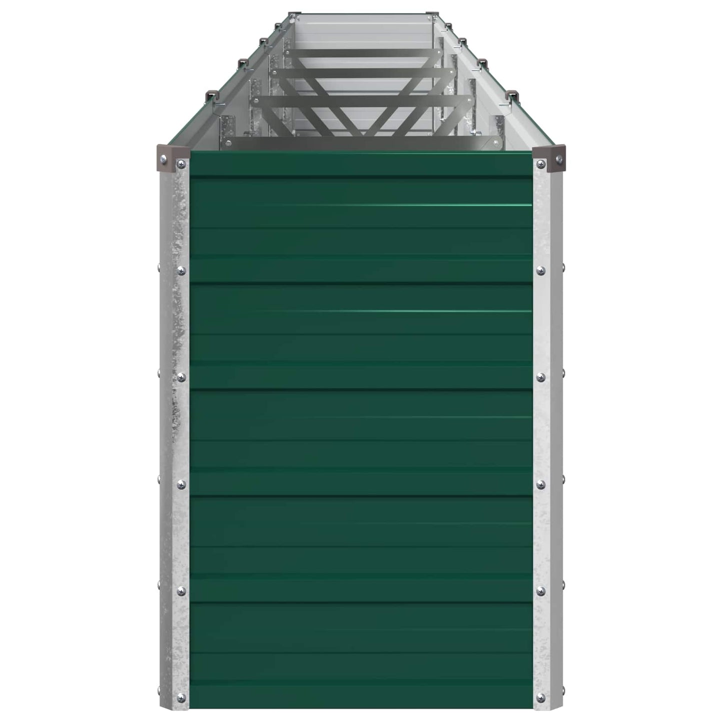 Hævet Havebed Grøn 400 x 40 x 55 cm Galvaniseret stål