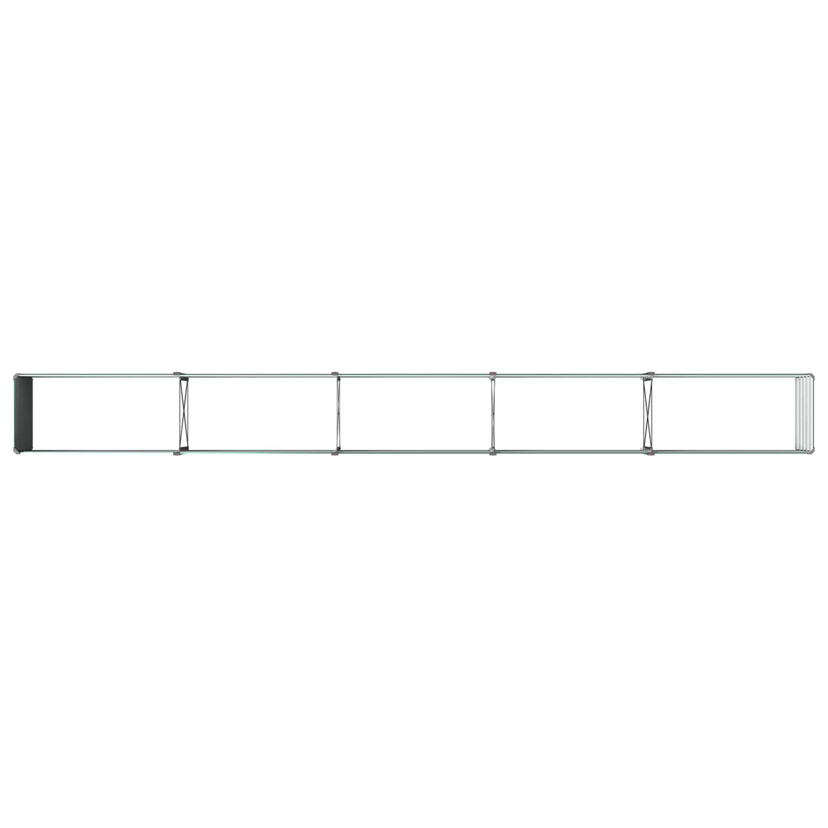 Hævet Havebed Grøn 400 x 40 x 55 cm Galvaniseret stål