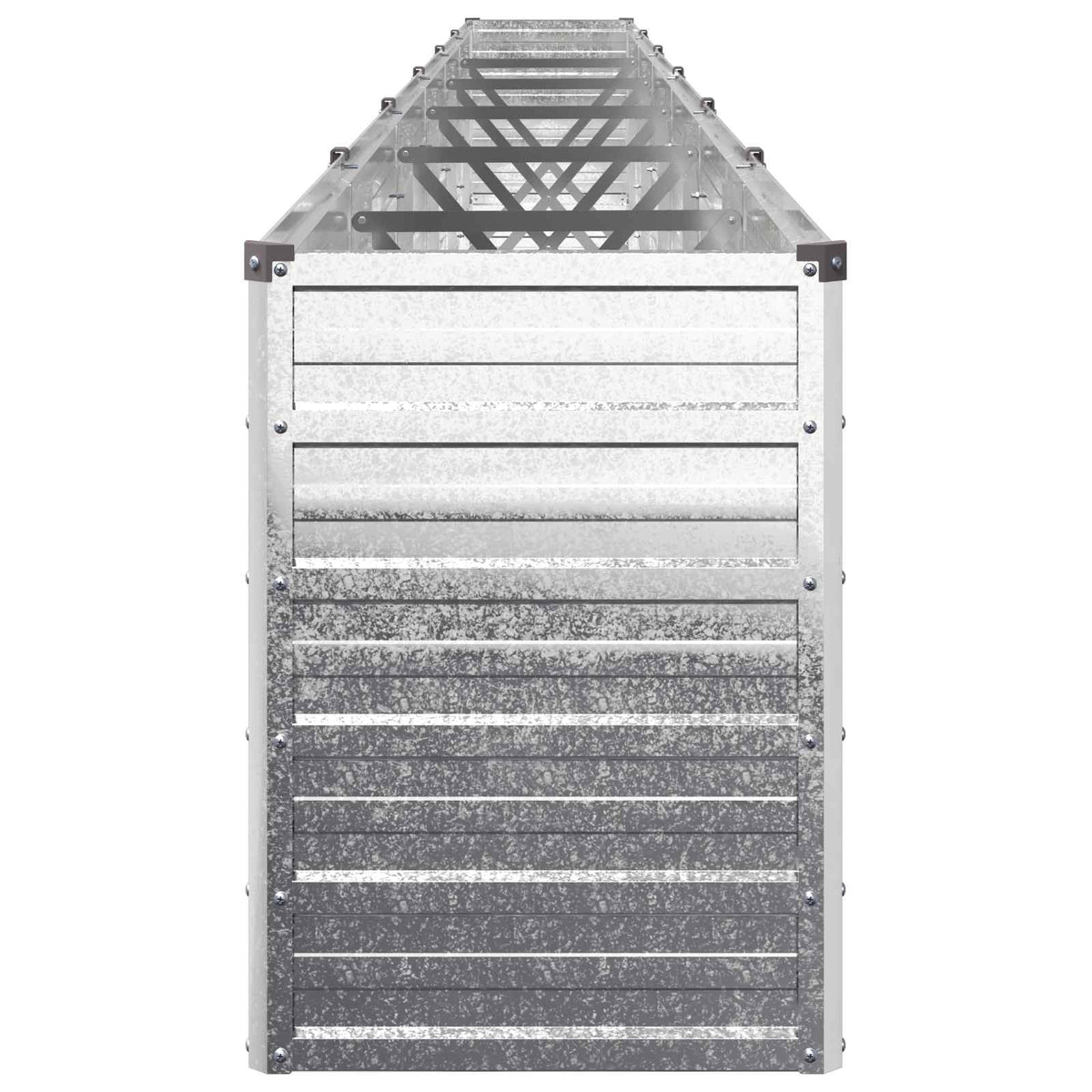 Hævet Havebed Sølv 600 x 40 x 55 cm galvaniseret