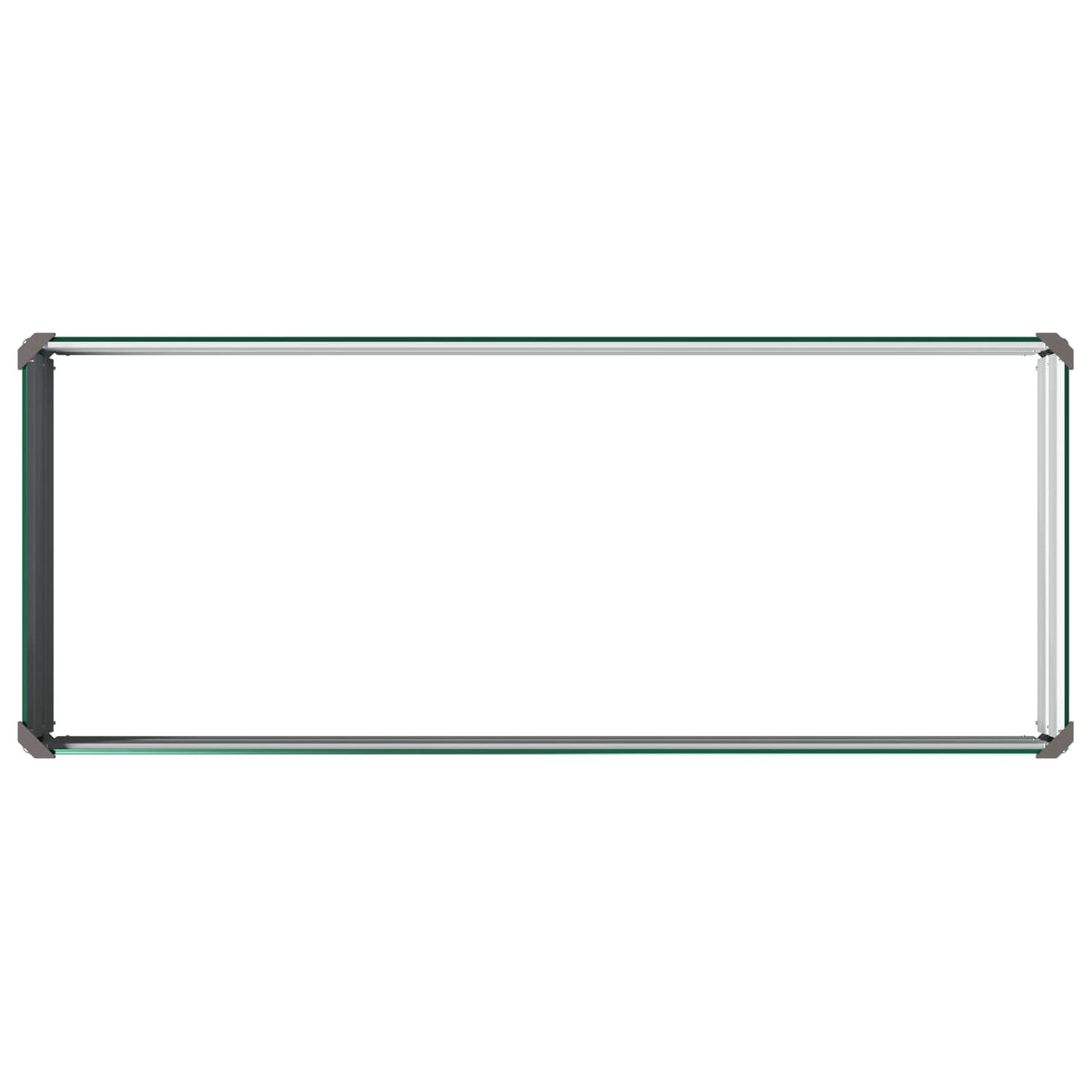 Hævet Havebed Grøn 100 x 40 x 24 cm koldvalset stål