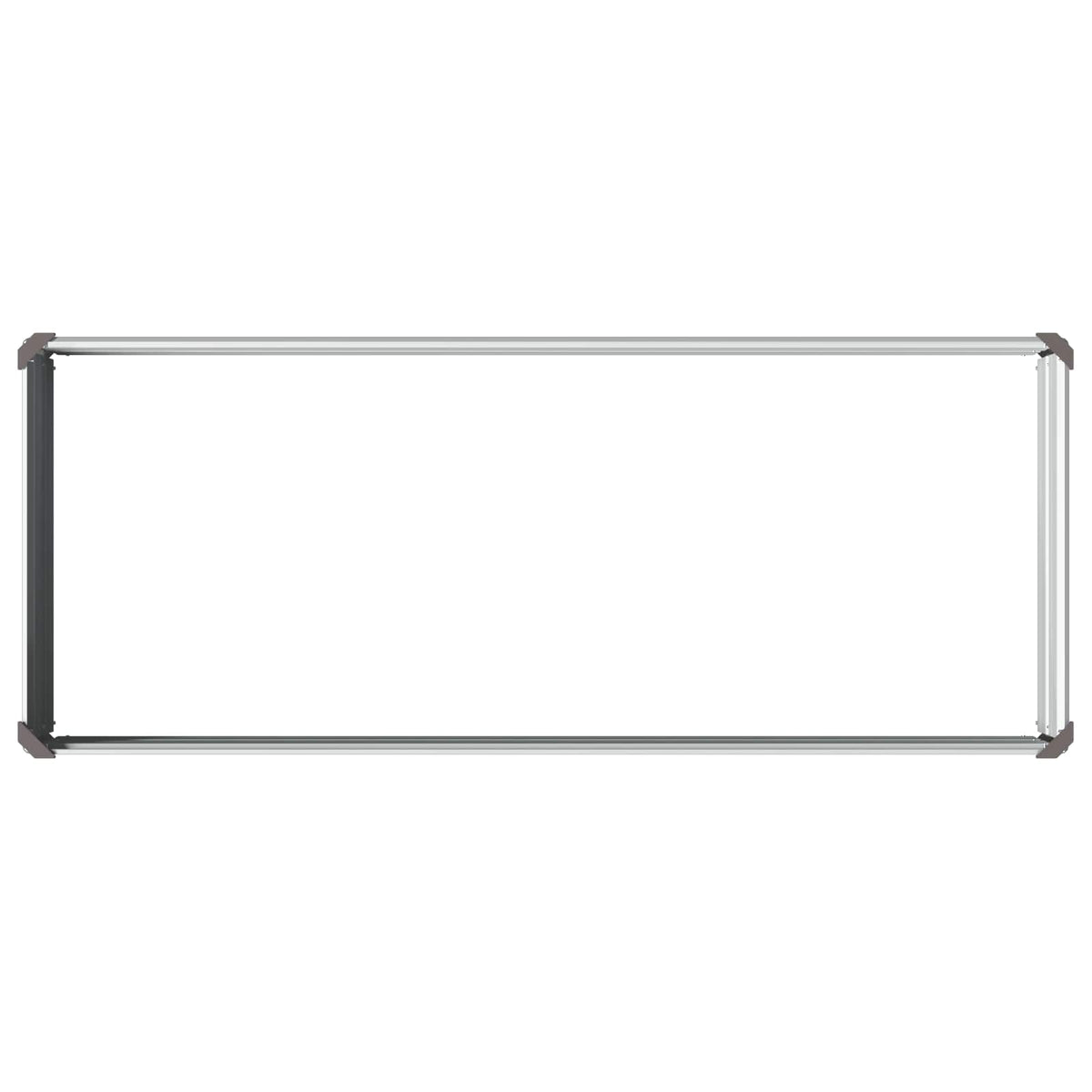 Hævet Havebed Grå 100 x 40 x 24 cm koldvalset stål