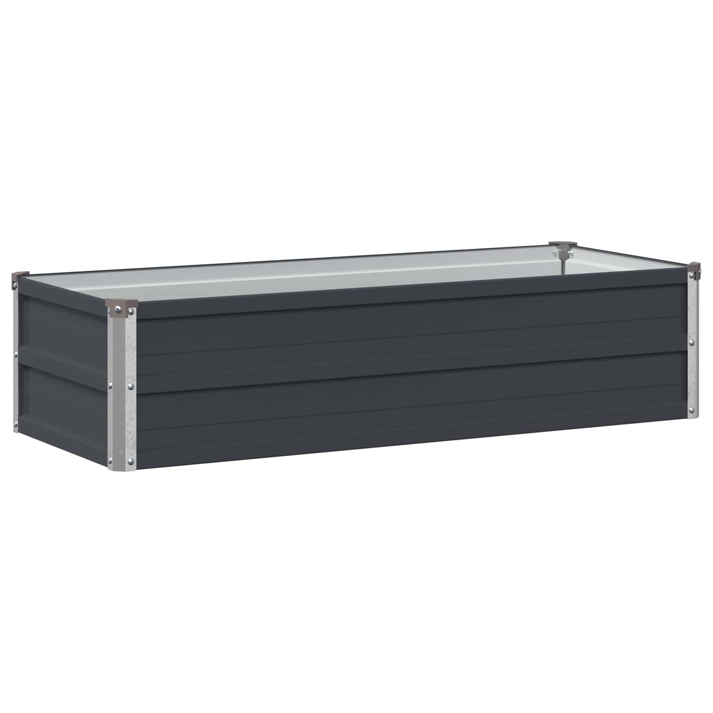 Hævet Havebed Antracit 100 x 40 x 24 cm koldvalset stål
