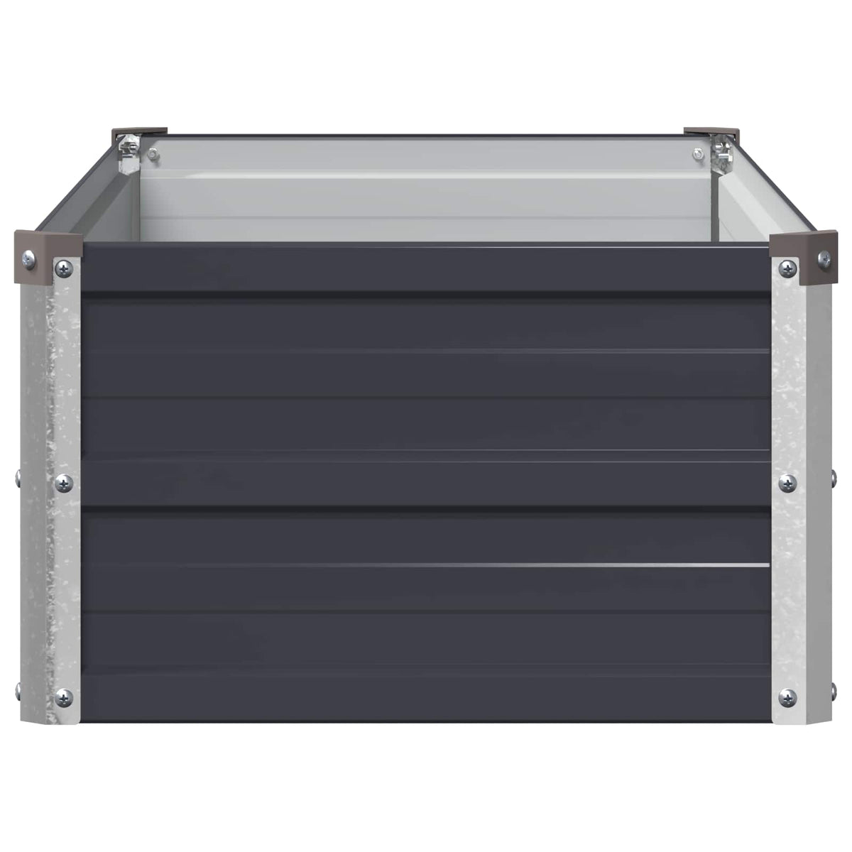 Hævet Havebed Antracit 100 x 40 x 24 cm koldvalset stål