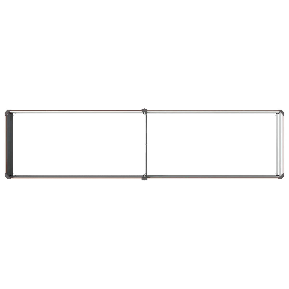 Hævet Havebed Brun 160 x 40 x 24 cm koldvalset stål