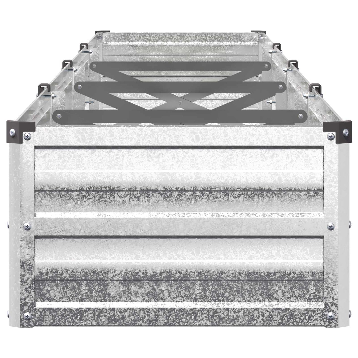 Hævet Havebed Sølv 320 x 40 x 24 cm galvaniseret