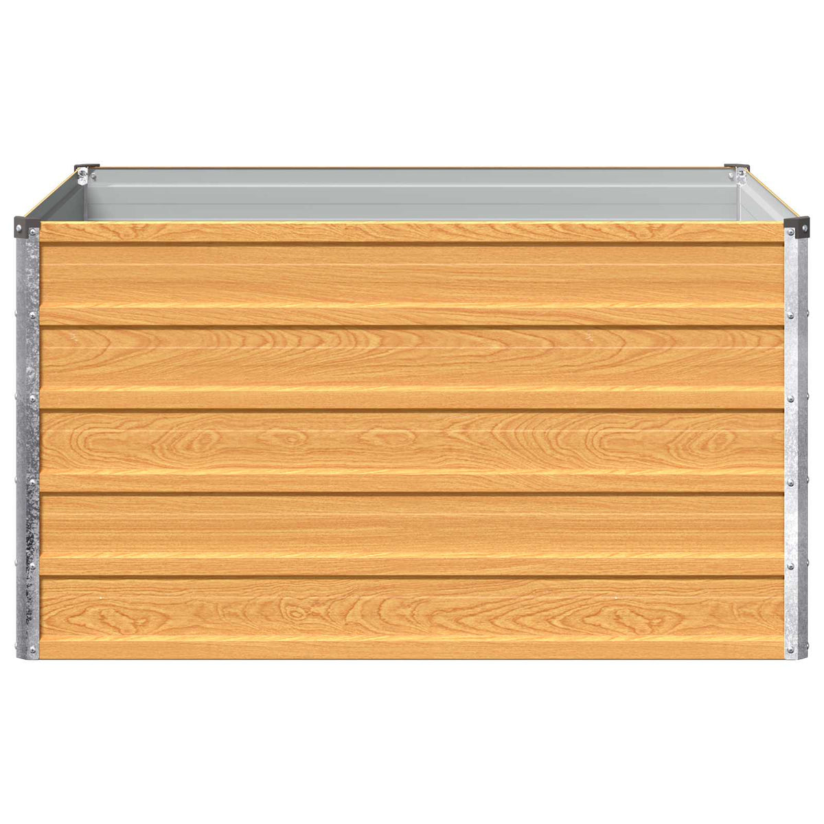 Hævet Havebed Naturfarvet 100 x 80 x 55 cm koldvalset stål
