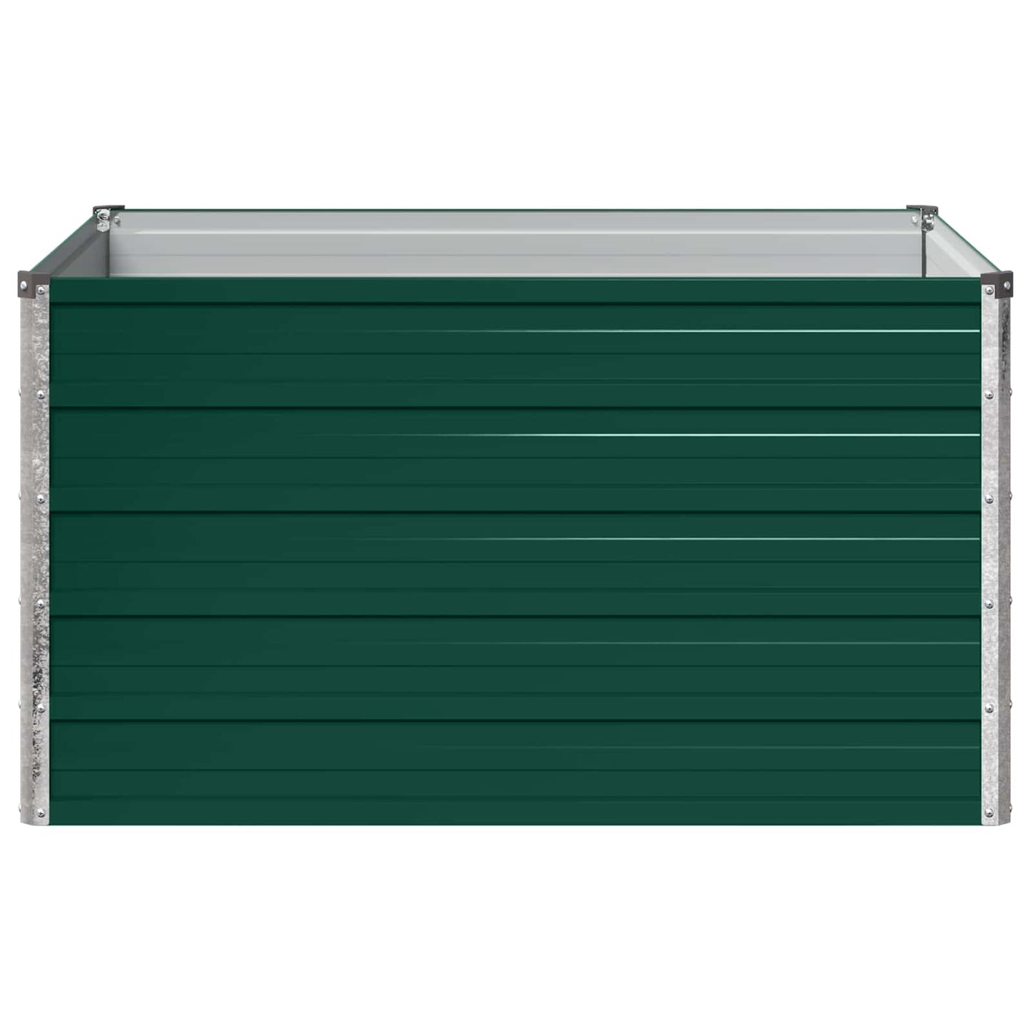 Hævet Havebed Grøn 100 x 80 x 55 cm koldvalset stål