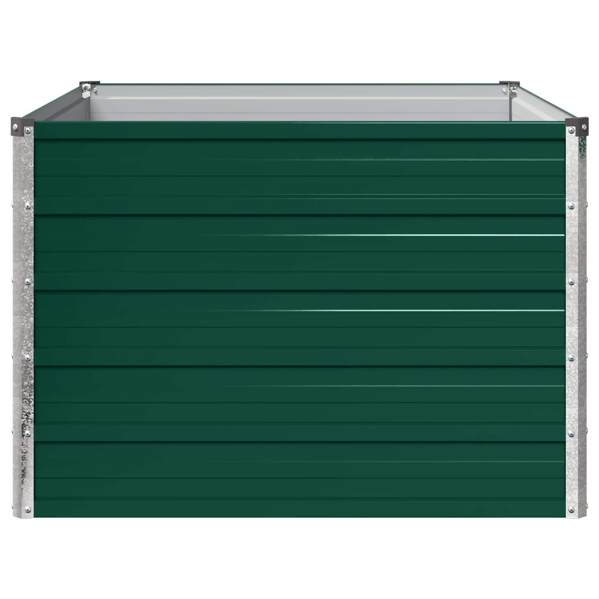 Hævet Havebed Grøn 100 x 80 x 55 cm koldvalset stål