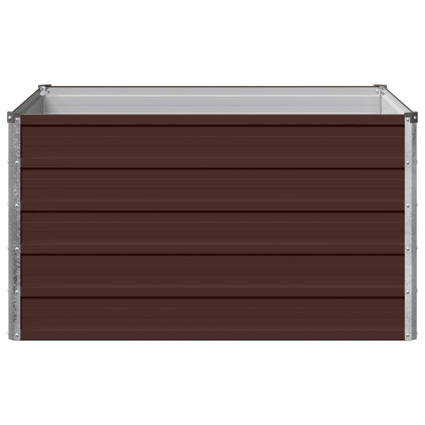 Hævet Havebed Brun 100 x 80 x 55 cm koldvalset stål