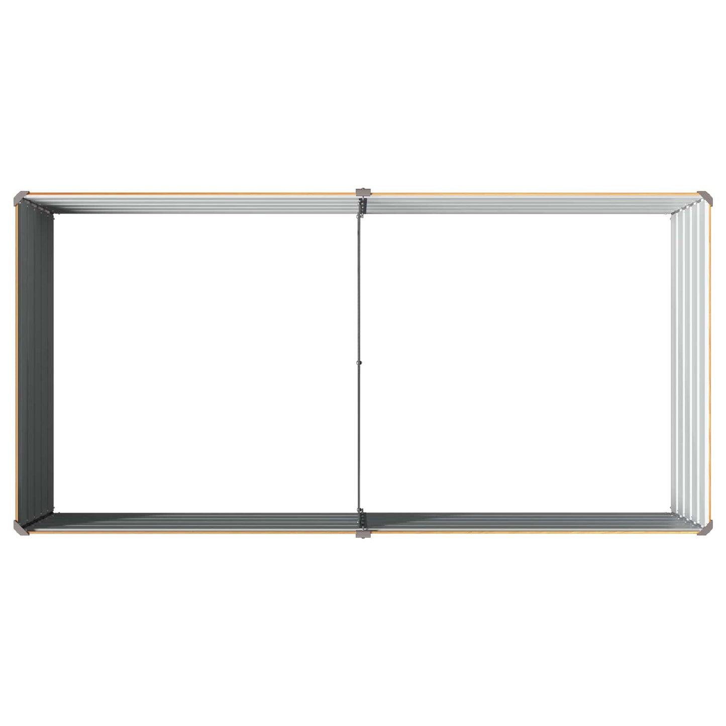 Hævet Havebed Naturfarvet 160 x 80 x 55 cm koldvalset stål