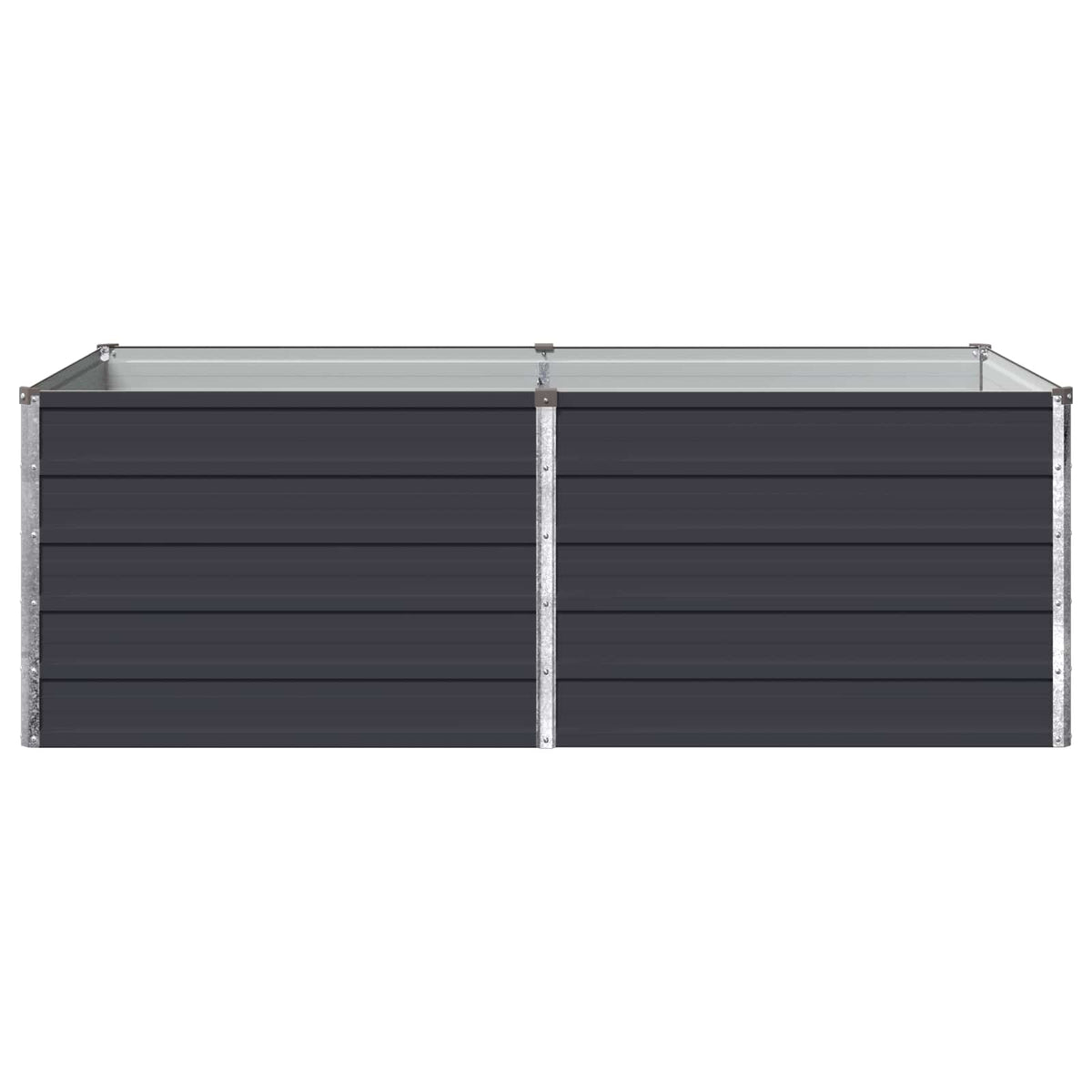 Hævet Havebed Antracit 160 x 80 x 55 cm koldvalset stål