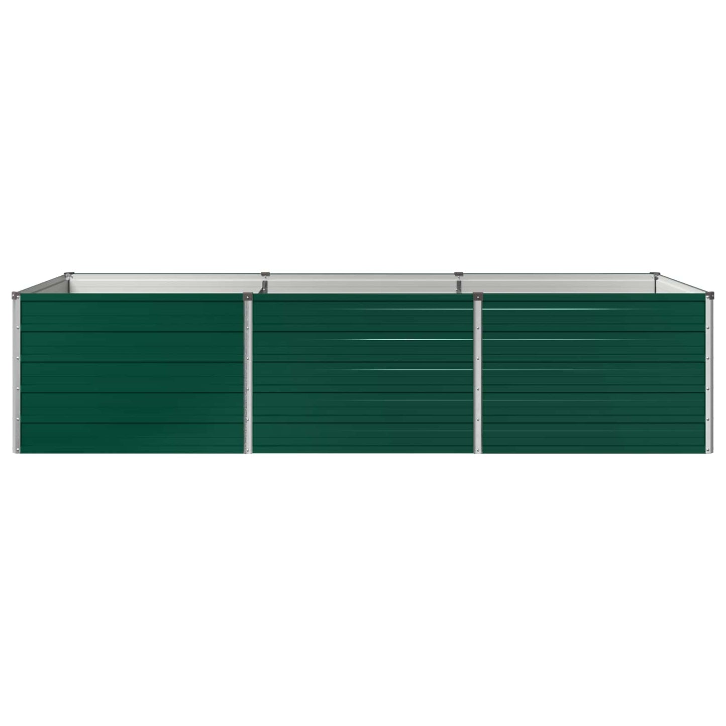 Hævet Havebed Grøn 240 x 80 x 55 cm koldvalset stål