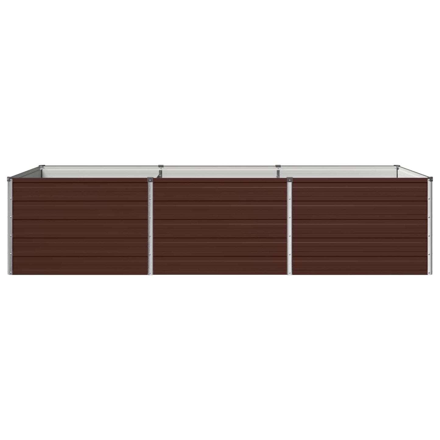 Hævet Havebed Brun 240 x 80 x 55 cm koldvalset stål