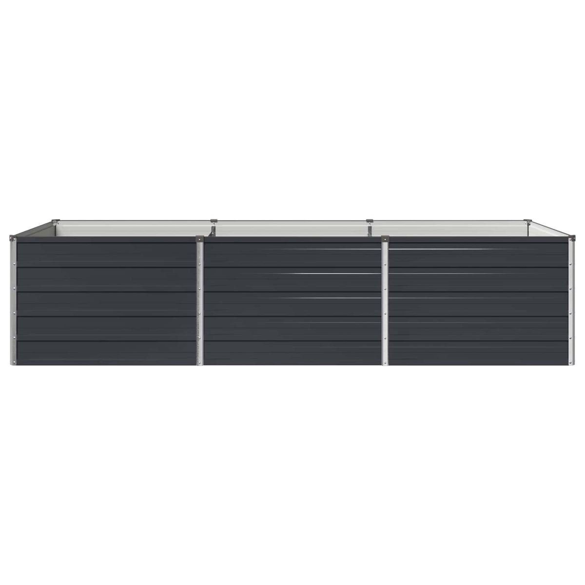 Hævet Havebed Antracit 240 x 80 x 55 cm koldvalset stål