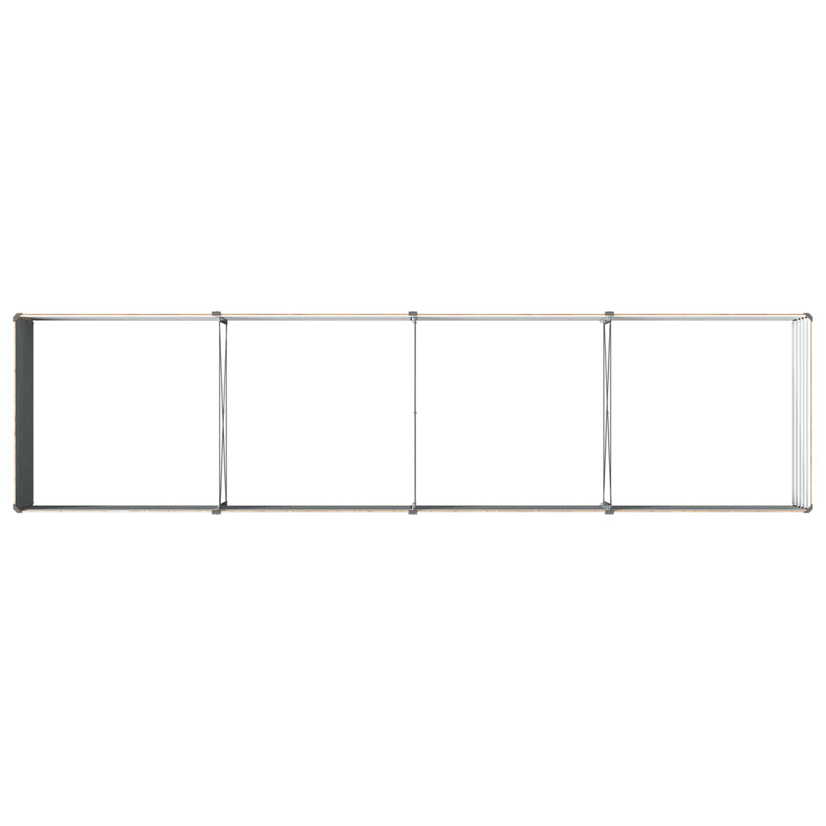 Hævet Havebed Træbrun 320 x 80 x 55 cm koldvalset stål