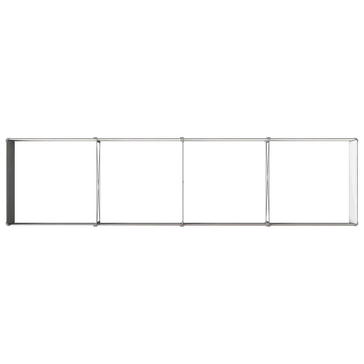 Hævet Havebed Sort 320 x 80 x 55 cm koldvalset stål