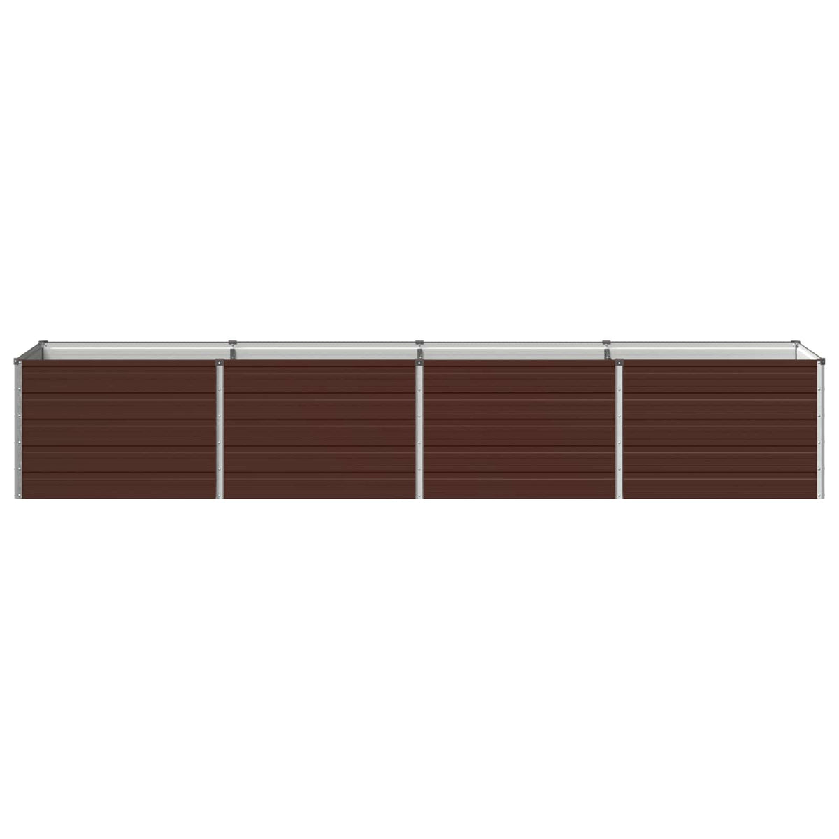 Hævet Havebed Brun 320 x 80 x 55 cm koldvalset stål