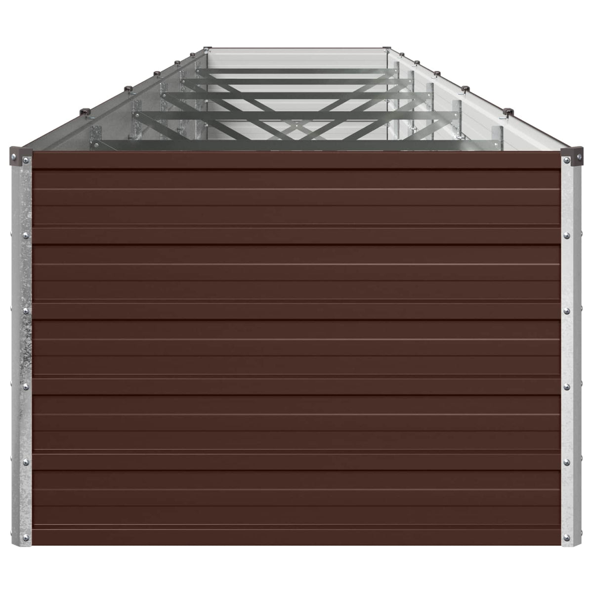 Hævet Havebed Brun 480 x 80 x 55 cm koldvalset stål