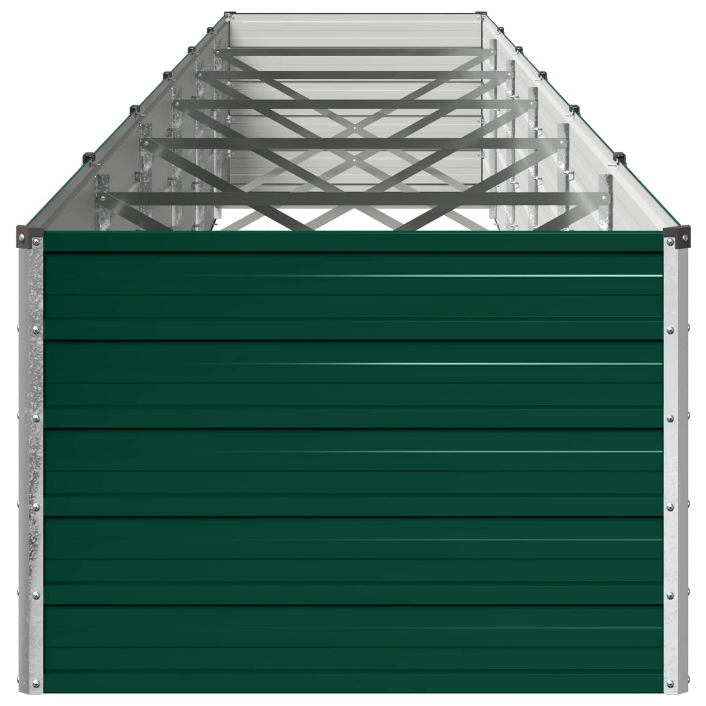 Hævet Havebed Grøn 600 x 80 x 55 cm koldvalset stål