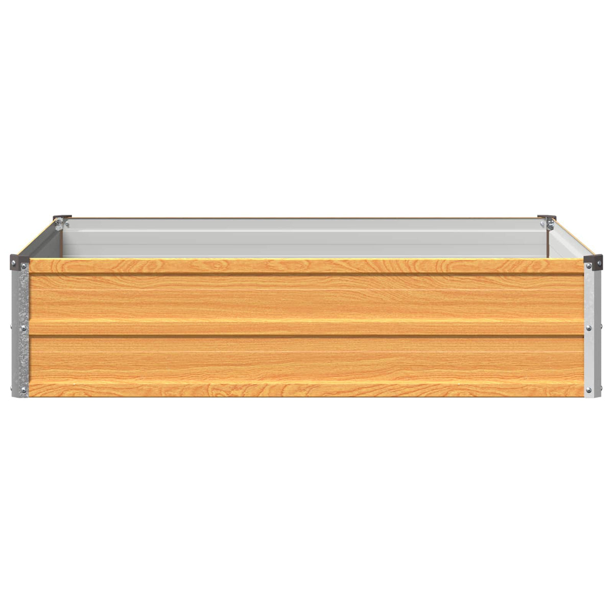 Hævet Havebed Naturfarvet 100 x 80 x 24 cm koldvalset stål
