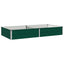 Hævet Havebed Grøn 160 x 80 x 24 cm koldvalset stål