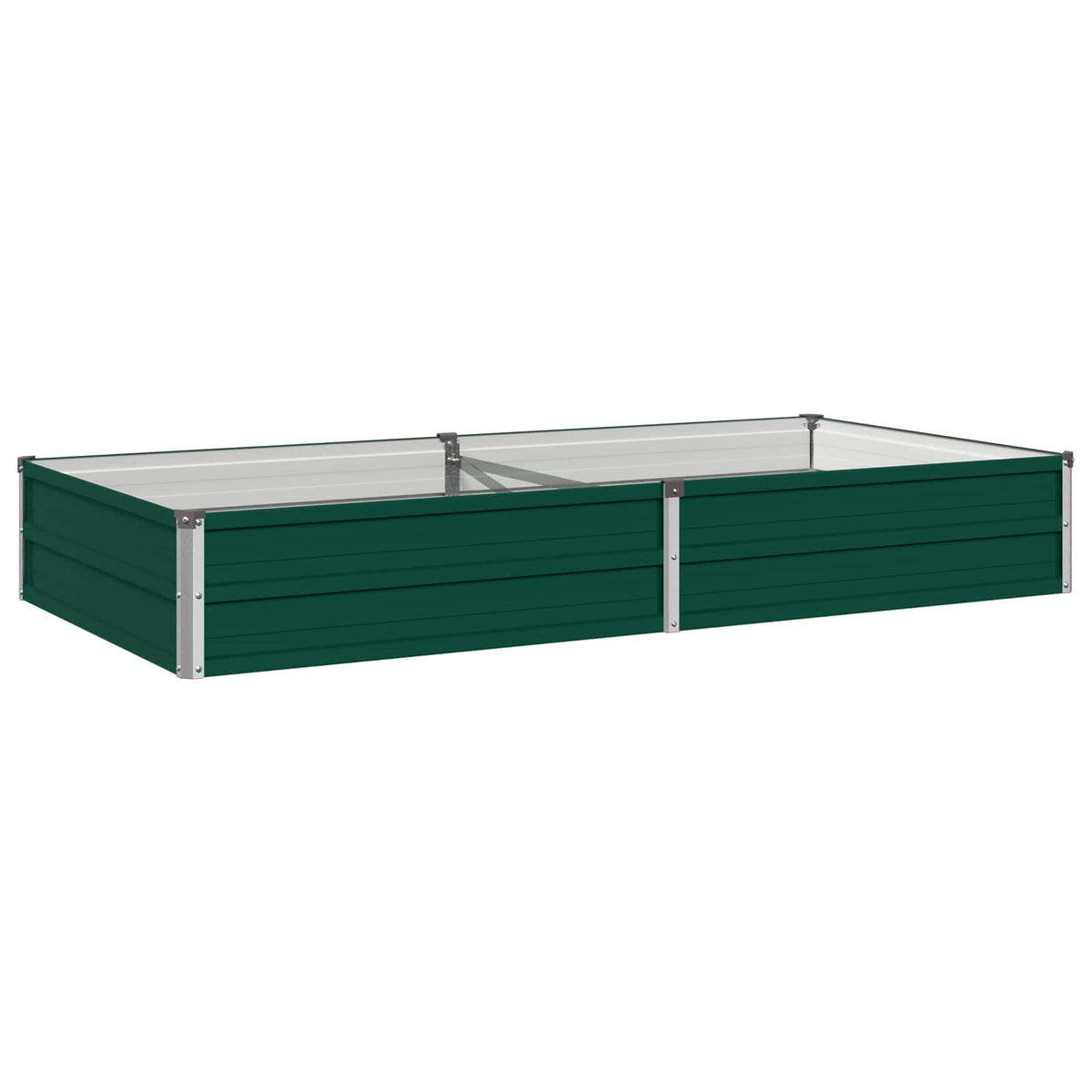 Hævet Havebed Grøn 160 x 80 x 24 cm koldvalset stål