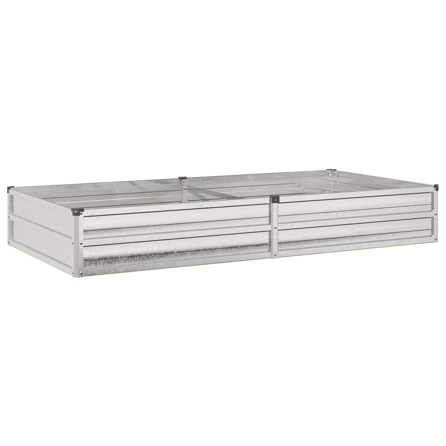 Hævet Havebed Sølv 160 x 80 x 24 cm galvaniseret
