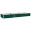 Hævet Havebed Grøn 240 x 80 x 24 cm koldvalset stål
