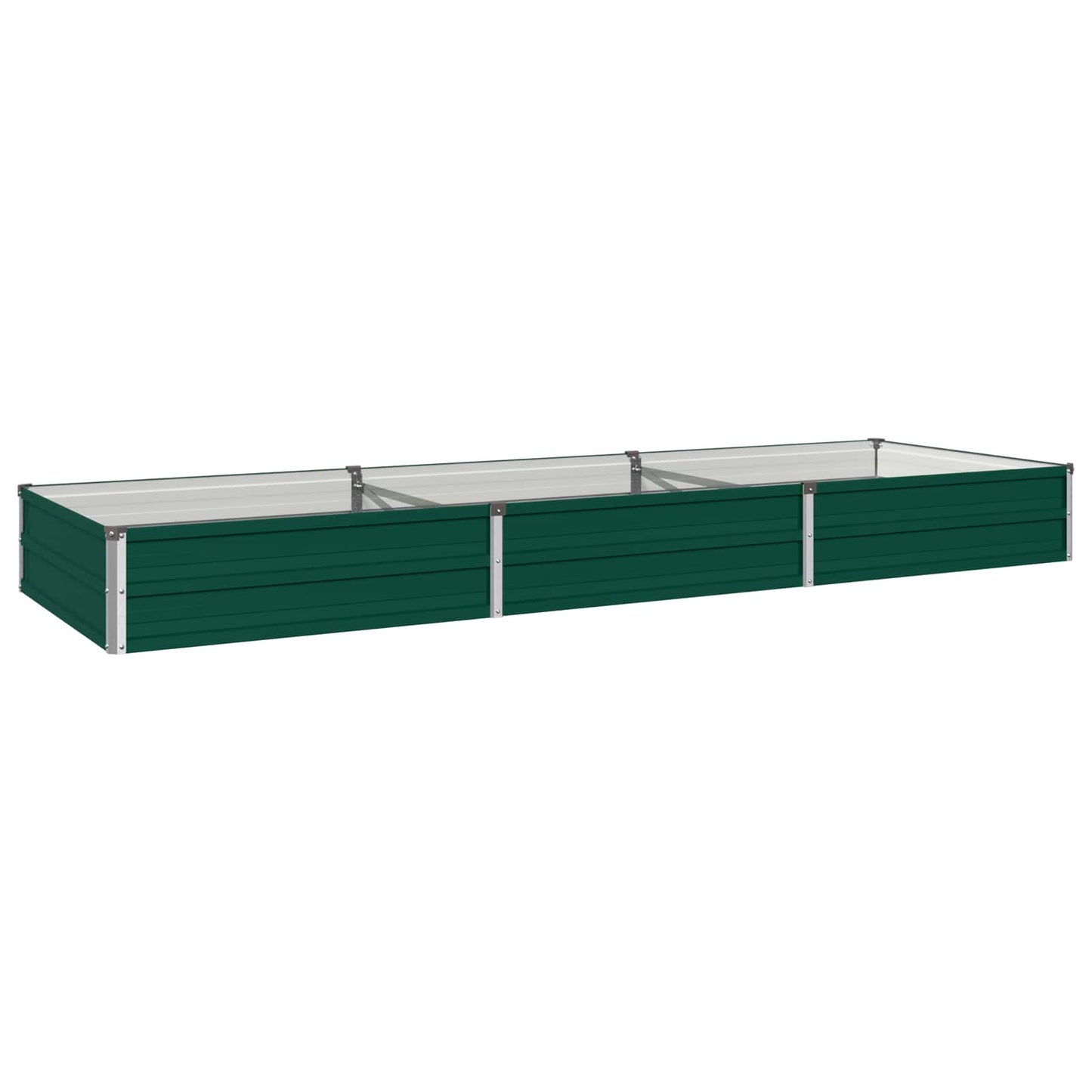Hævet Havebed Grøn 240 x 80 x 24 cm koldvalset stål