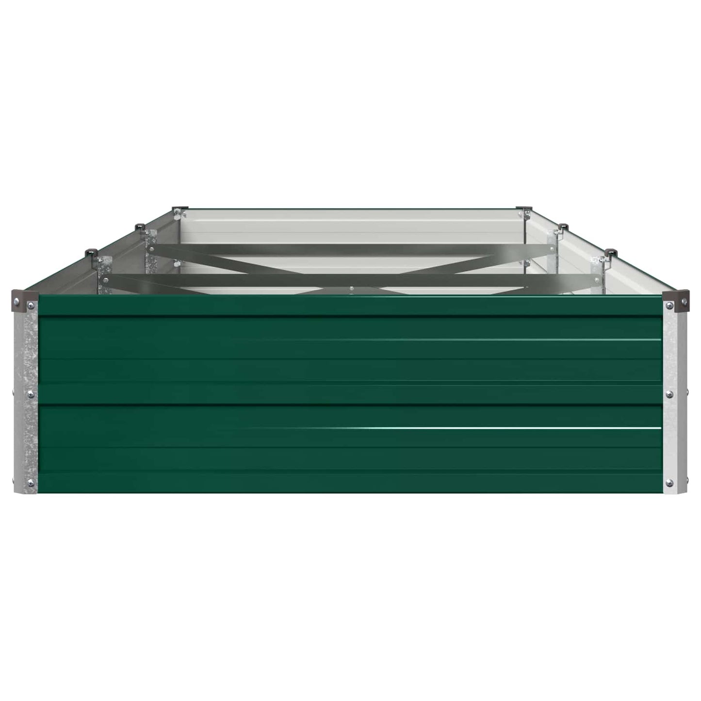 Hævet Havebed Grøn 240 x 80 x 24 cm koldvalset stål