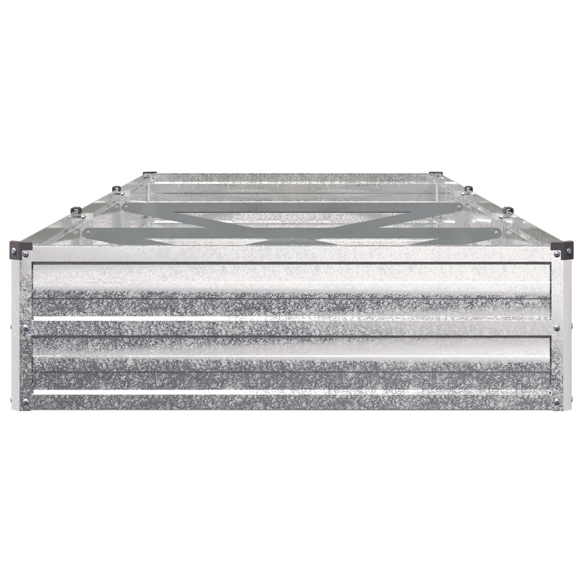 Hævet Havebed Sølv 240 x 80 x 24 cm galvaniseret
