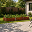 Hævet Havebed Rusten 240 x 80 x 24 cm karton