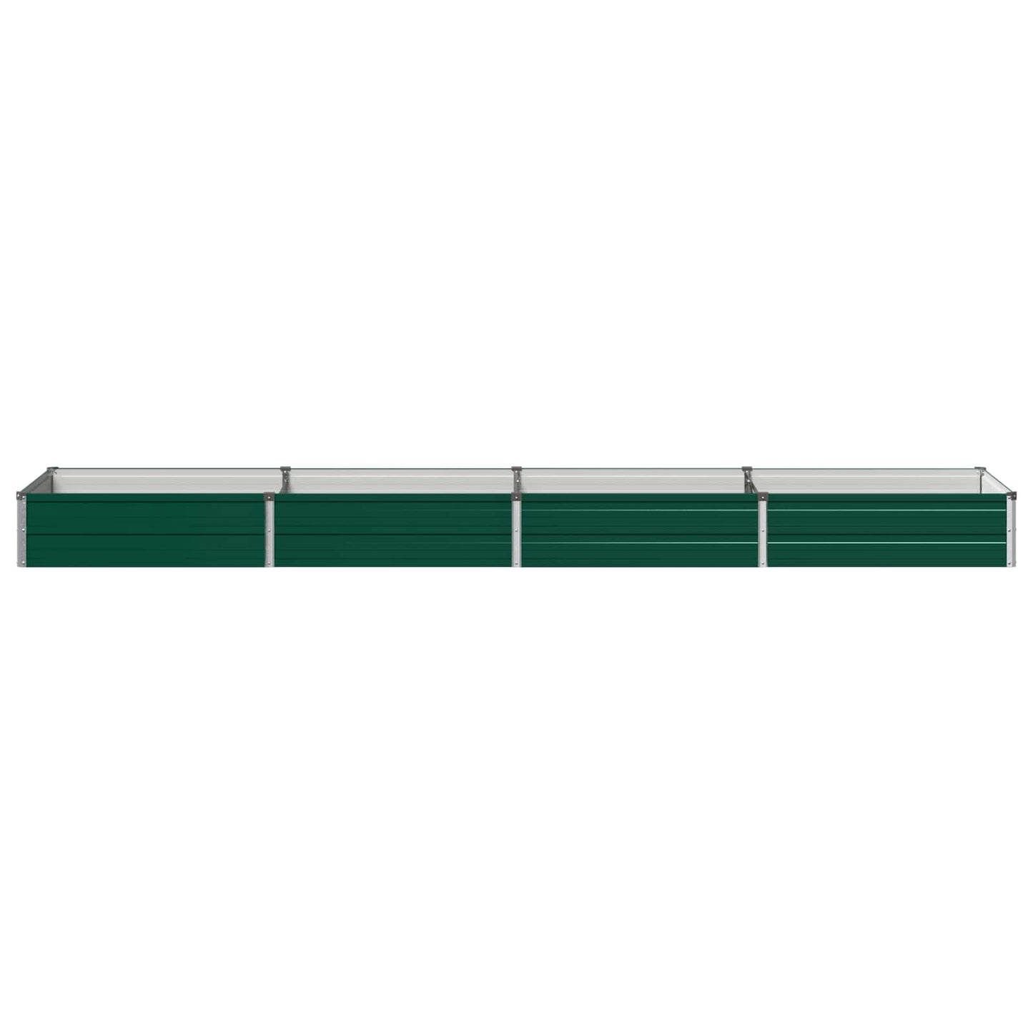 Hævet Havebed Grøn 320 x 80 x 24 cm koldvalset stål